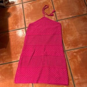 Old Navy Pink Crochet Dress